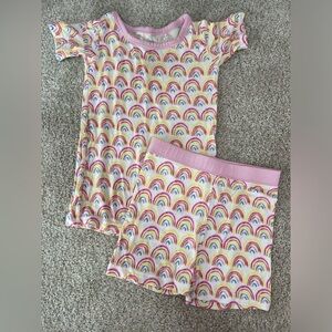 Little Sleepies Pastel Rainbows Short Pajamas